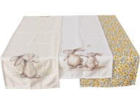 Boltze Knuffi asztali futó 3-féle változatban 140 cm x 40 cm többszínű
