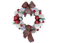 Bundás ajtódísz kopogtató 20 cm Bundás ajtódísz kopogtató 20 cm