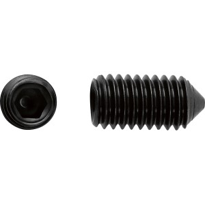 SW4 beállítócsavar fekete horganyzott M5 x 10 mm 8 db