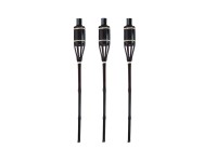 Sunny Garden bambusz fáklyakészlet 60 cm fekete 3 részes