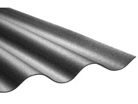 PVC hullámlemez Sinus 76 / 18 antracit 80 cm x 120 cm PVC hullámlemez Sinus 76 / 18 antracit 80 cm x 120 cm