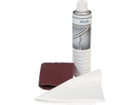 Ápoló- és tisztítószerkészlet rozsdamentes acélhoz