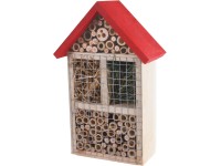 Rovarszálló natúr/piros 19 cm x 9 cm x 29 cm 6 kamrával