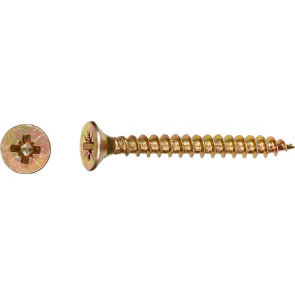 LUX-TOOLS süllyesztettfejű univerzális csavar PZ-behajtás 5 mm x 16 mm 200 db