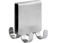 Wenko dupla zuhanyakasztó Vieste Duo matt rozsdamentes acél