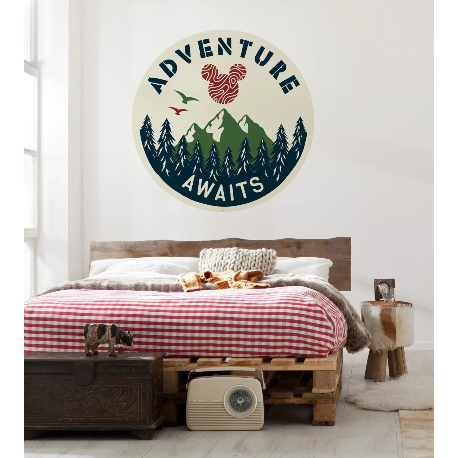 Komar - Deko Sticker - DOTS - Mickey Head Summer Hike