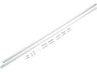 Rögzítőkészlet fehér New Port 90 forgóajtóhoz Rögzítőkészlet fehér New Port 90 forgóajtóhoz