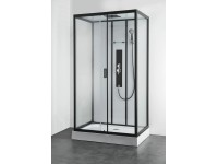 Sanotechnik komplett zuhanykabin Sky 3 CL75 fekete Sanotechnik komplett zuhanykabin Sky 3 CL75 fekete