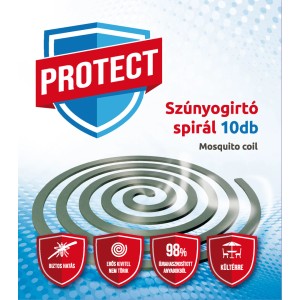 t.b.t. Szúnyogirtó spirál, 10 db. Hatékony szúnyogvédelem kültéri használatra.