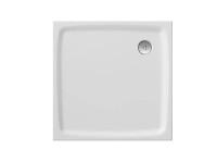 Ravak Perseus PRO-90 FLAT fehér téglalap alakú öntött műmárvány zuhanytálca