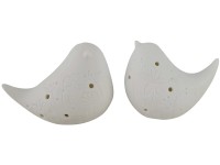 Boltze madár dekor figura 2-féle változatban fehér