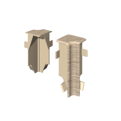 Egger Szegélyléc Belső sarkok Tölgy világos szürke 2 darab