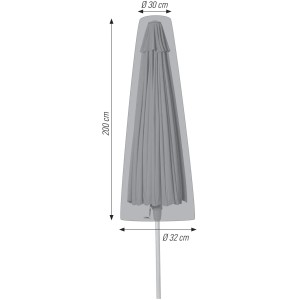 Acamp védőhuzat napernyőkhöz, 400 cm átmérőig, vízálló és szakadásálló.