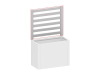 Biohort lugas rács 1 db. 1 m-es oldalhoz méret: 100 ezüst-metál