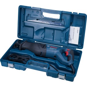 Bosch Professional GSA 12-30 szablyafűrész kék kofferben, tartozékokkal.