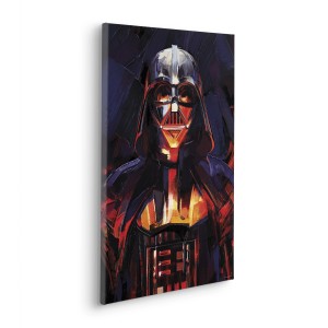 Komar vászonkép: Star Wars Darth Vader lángokkal fekete színben, 40x60cm.