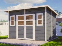 Bertilo Felix kerti faház 293 cm x 245 cm Szürke FSC® Bertilo Felix kerti faház 293 cm x 245 cm Szürke FSC®