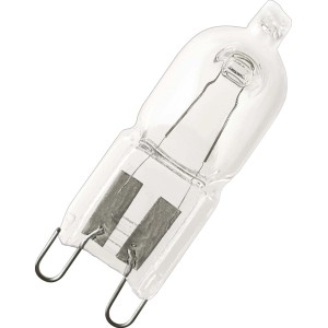 Osram G9 halogén izzó, 35W, átlátszó, nagynyomású halogén lámpákhoz.