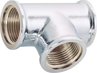 OBI menetes T-idom 24,1 mm (Rp 3/4) krómozott sárgaréz OBI menetes T-idom 24,1 mm (Rp 3/4) krómozott sárgaréz