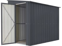Globel Lean-To 58 fém falhoz támaszkodó szerszámos ház antracit Sz x Mé: 155 cm Globel Lean-To 58 fém falhoz támaszkodó szerszámos ház antracit Sz x Mé: 155 cm
