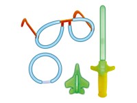 Világító rudas bulikészlet Glow Boy többszínű