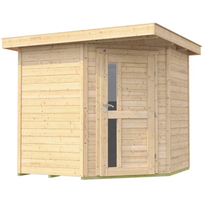 Weka kerti ház 229 A 1-es méret 244 cm x 244 cm x 217 cm natúr