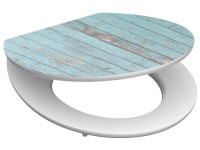 Eisl WC-ülőke Blue Wood Holzkern leeresztő automatikával