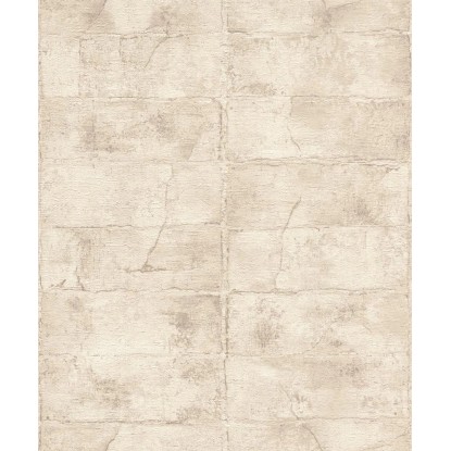 Rasch Concrete bézs tégla mintás modern tapéta
