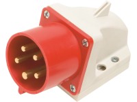 CEE fali dugós csatlakozó  5 pólusú  IP44  32 A  piros