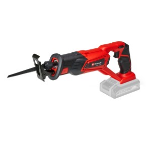 Einhell Power X-Change TE-AP 18 Li-Solo akkus univerzális fűrész (akku nélkül). Kompakt, piros orrfűrész fűrészlappal.