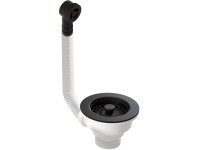 Helika szűrőkosaras szelep 11,4 cm átmérő kézi működtetés fekete Helika szűrőkosaras szelep 11,4 cm átmérő kézi működtetés fekete