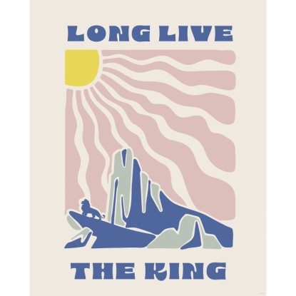 Komar Disney The Lion King Pride Rock falikép 40 cm x 50 cm bézs