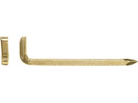 LUX sárgarézzel bevont acél kampó átmérő 3,5 x 50 mm 10 db LUX sárgarézzel bevont acél kampó átmérő 3,5 x 50 mm 10 db