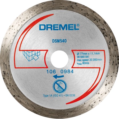 Dremel DSM540 gyémánt csempevágó korong DSM20 modellhez