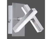 Rico LED-es spotlámpa 2 izzós acél