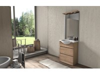 Elise fürdőszoba szekrény világítással 195 cm x 60 cm x 55 cm tölgy Elise fürdőszoba szekrény világítással 195 cm x 60 cm x 55 cm tölgy