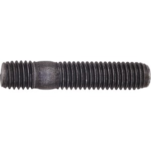 Horganyzott LUX tőcsavar M10 x 30 mm, 4 darabos készlet, mindkét oldalon menettel.