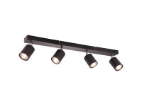 Brilliant LED-es mennyezeti spotlámpa Taio 4 izzós fekete 69,5 cm Brilliant LED-es mennyezeti spotlámpa Taio 4 izzós fekete 69,5 cm