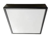 Rábalux Lauri beltéri Ráépíthető és Beépíthető lámpa fekete LED 22W 2100lm