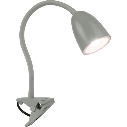 OBI Vidorni LED-es csiptetős lámpa hajlítható 35 cm szürke