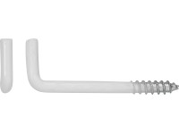 LUX csavaros kampó 3,8 mm x 50 mm fehér 4 darab LUX csavaros kampó 3,8 mm x 50 mm fehér 4 darab