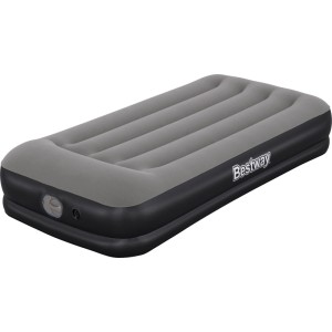 Bestway Tritech egyszemélyes, szürke színű légmatrac USB pumpával. Kemping légágy egy személy részére.