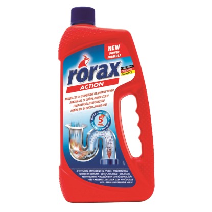 Rorax lefolyótisztító power gél 1000 ml