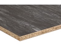 Konyhai hátfal 64 cm x 1,5 cm kétoldalú Black/Steel max. hossz 4,1 m méteráru