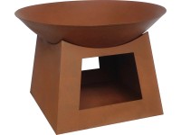 Tűzrakó tál 41,5 cm x 61,5 cm acél