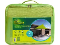 Sunnet Kit polyester napvitorla zöld 3,6 m x 3,6 m x 3,6 m