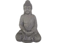 Kerti figura ülő Buddha 59 cm szürke