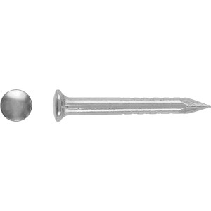 Nikkelezett LUX kerek fejű szegek, 1,6 x 17 mm, 100 darab, könnyű rögzítésekhez és dekorációs célokra.