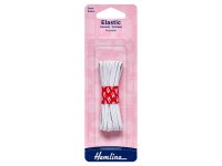 Általános felhasználáshoz fonott elasztikus szalag 5 m x 3 mm fehér Általános felhasználáshoz fonott elasztikus szalag 5 m x 3 mm fehér