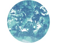 Komar nemszőtt fotótapéta Dot Avengers Blues Power öntapadó átmérő 125 cm